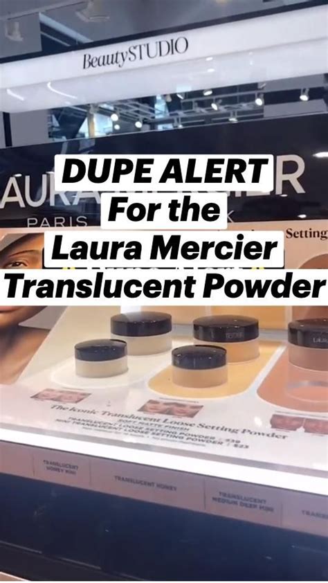 laura mercier translucent powder dupes.